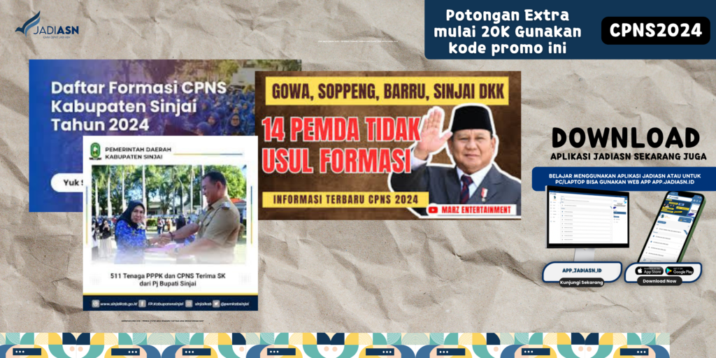 Pendaftaran CPNS Sinjai 2024