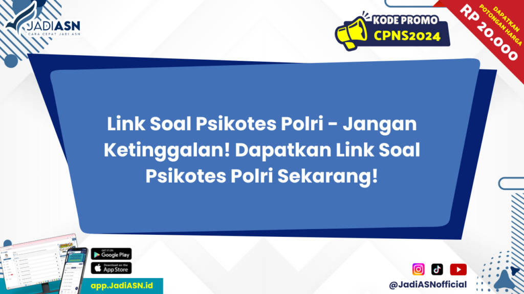 Link Soal Psikotes Polri