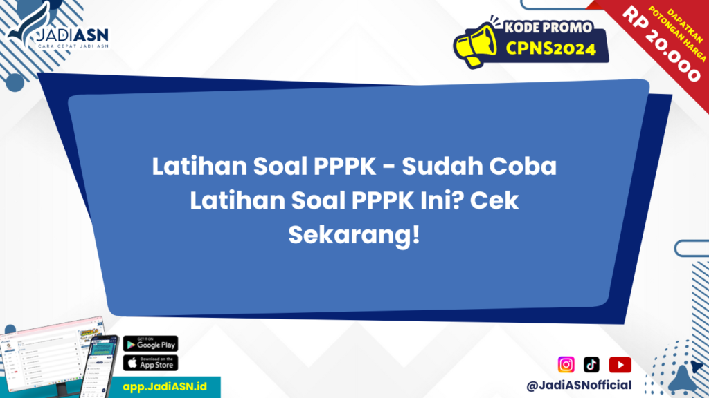 Latihan Soal PPPK