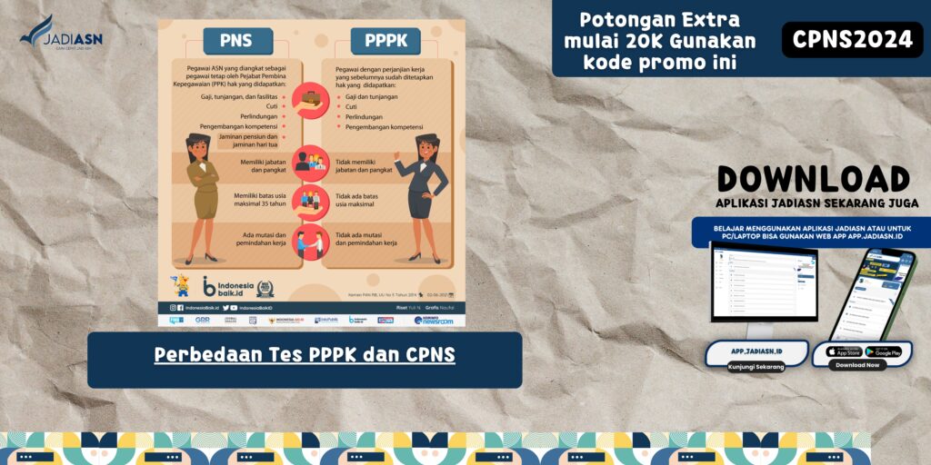 Perbedaan Tes PPPK dan CPNS - 