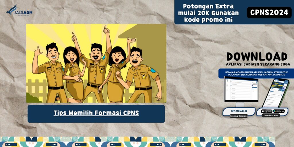 Tips Memilih Formasi CPNS 