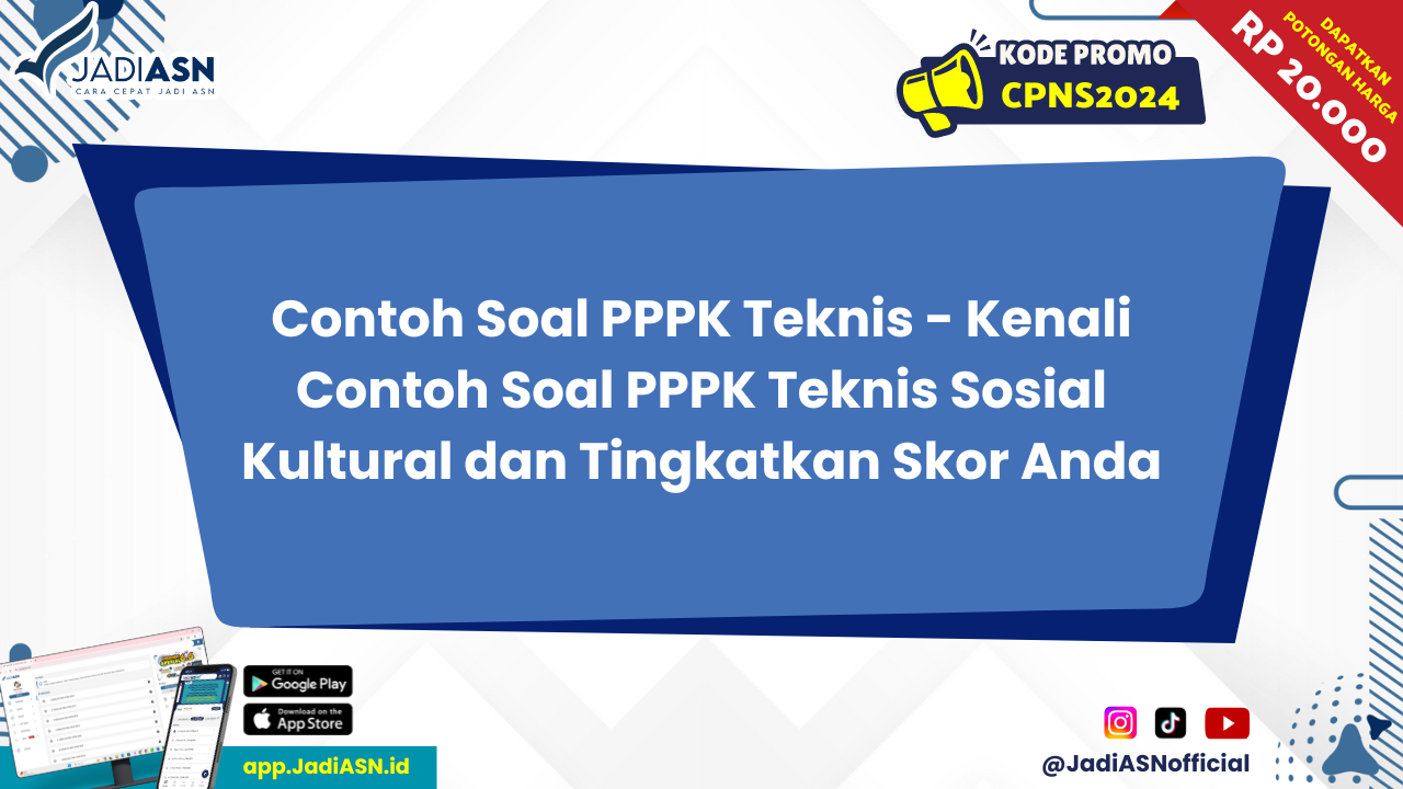 Contoh Soal Pppk Teknis