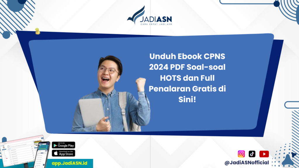 Ebook CPNS 2024 PDF - Dapatkan Ebook CPNS 2024 PDF dengan Soal-soal HOTS dan Full Penalaran Terbaru