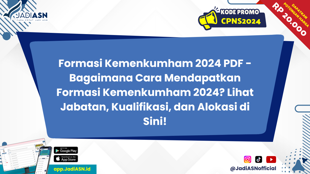 Formasi Kemenkumham 2024 PDF Bagaimana Cara