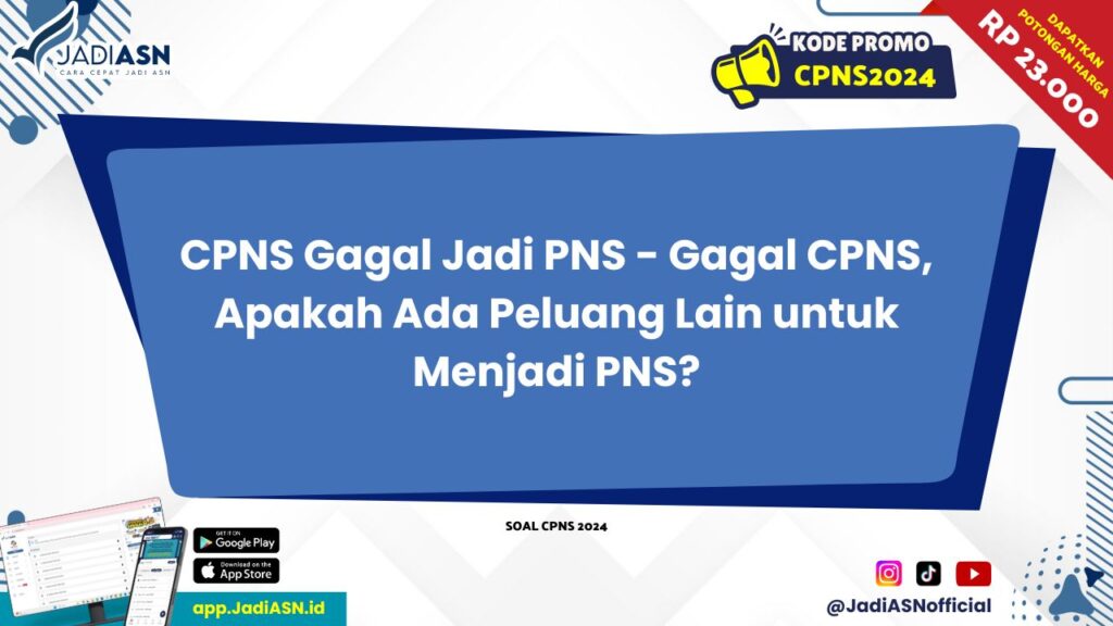 CPNS Gagal Jadi PNS