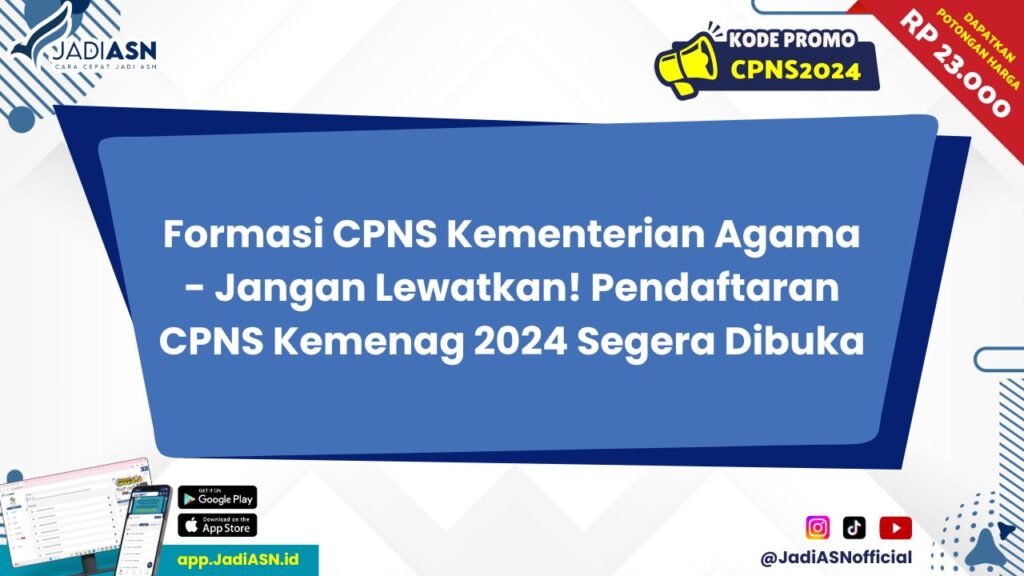 Formasi CPNS Kementerian Agama