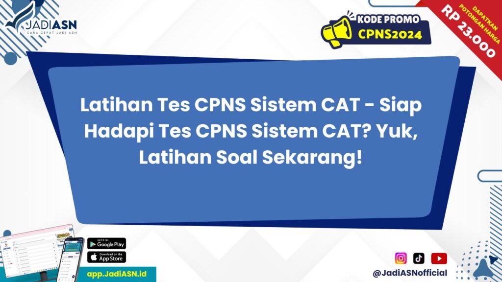 Latihan Tes CPNS Sistem CAT