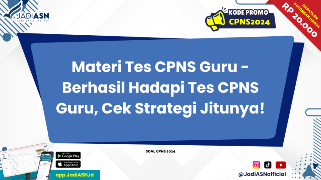 Materi Tes CPNS Guru 