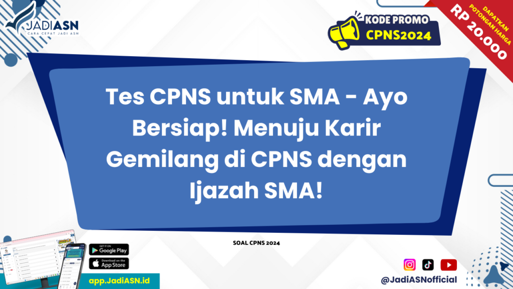 Tes CPNS untuk SMA 