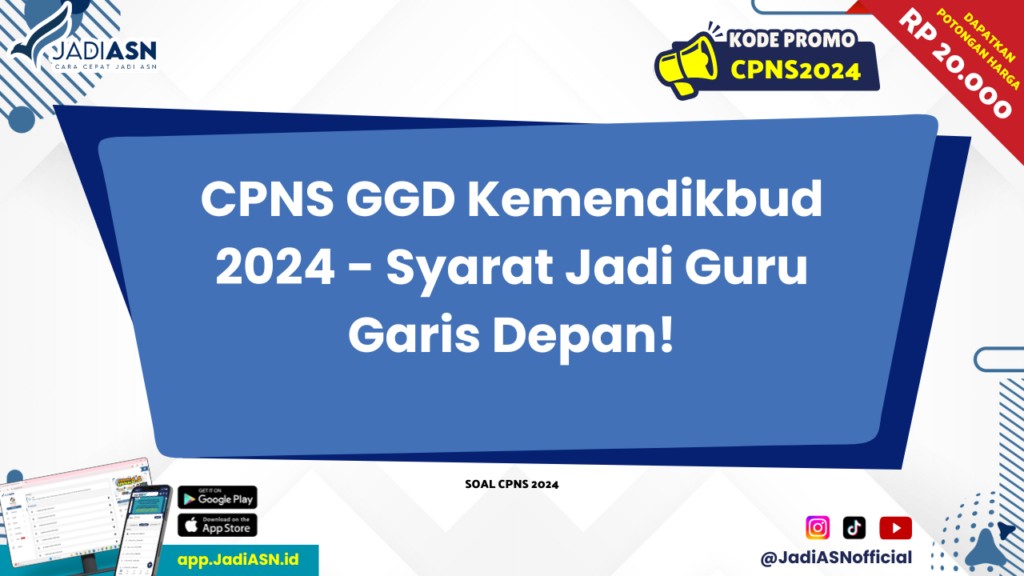 CPNS GGD Kemendikbud 2024 