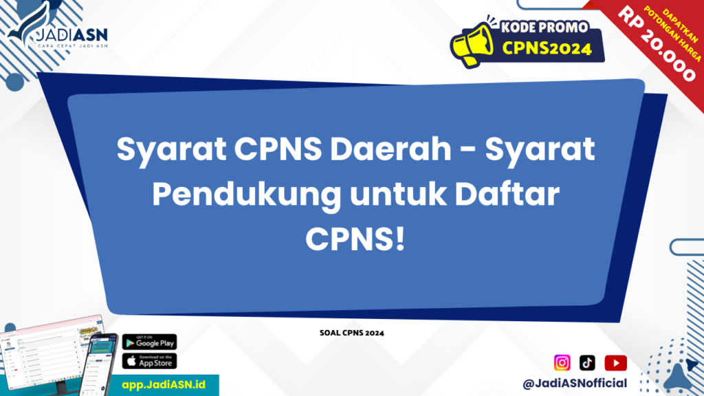 Syarat CPNS Daerah 