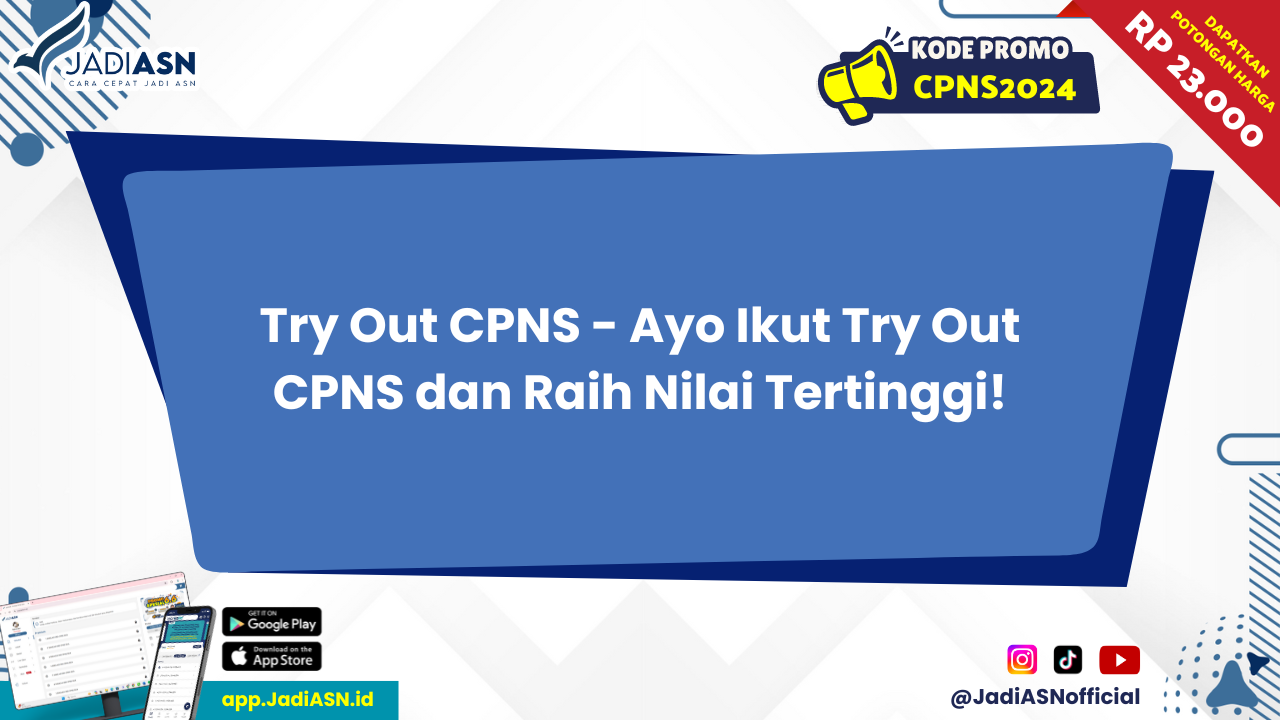 Try out cpns ayo ikut try out cpns dan raih nilai tertinggi bimbel