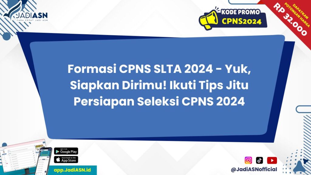 Formasi CPNS SLTA 2024