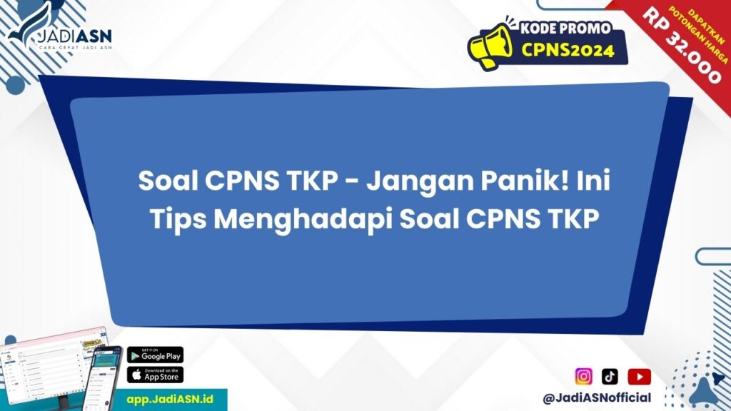 Soal CPNS TKP