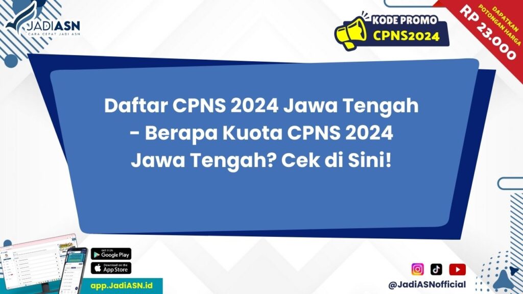 Daftar CPNS 2024 Jawa Tengah