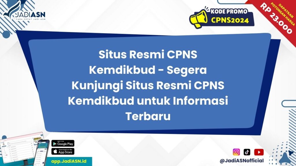 Situs Resmi CPNS Kemdikbud