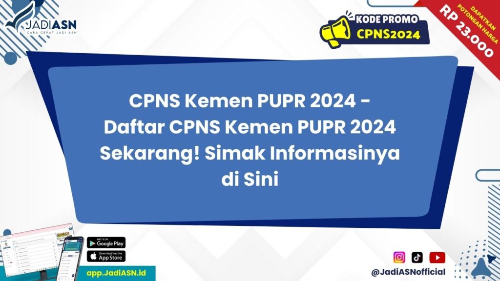 CPNS Kemen PUPR 2024