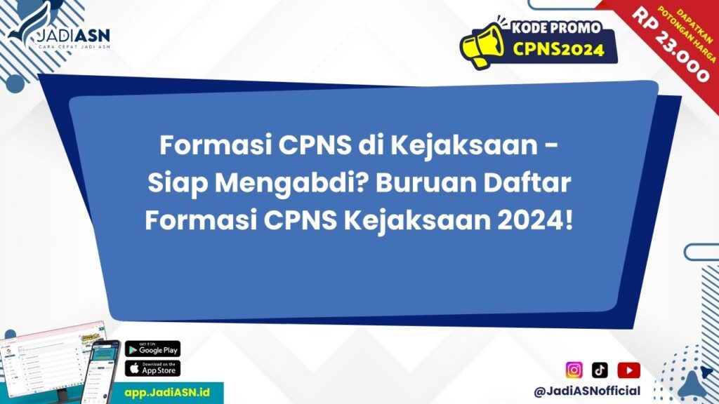 Formasi CPNS di Kejaksaan