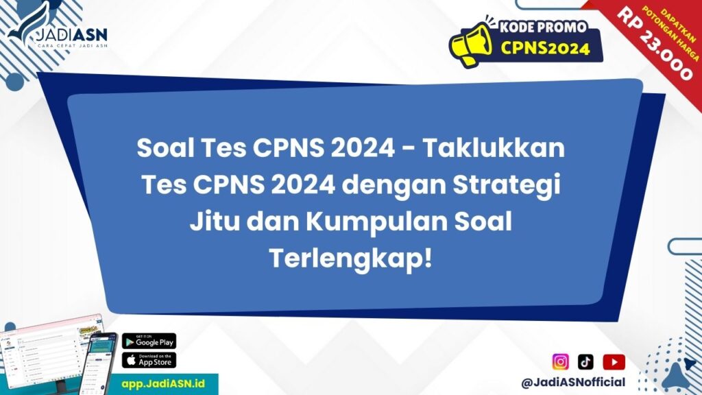 Soal Tes CPNS 2024