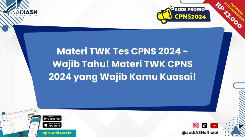 Materi TWK Tes CPNS 2024