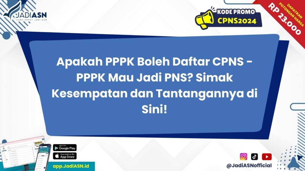 Apakah PPPK Boleh Daftar CPNS