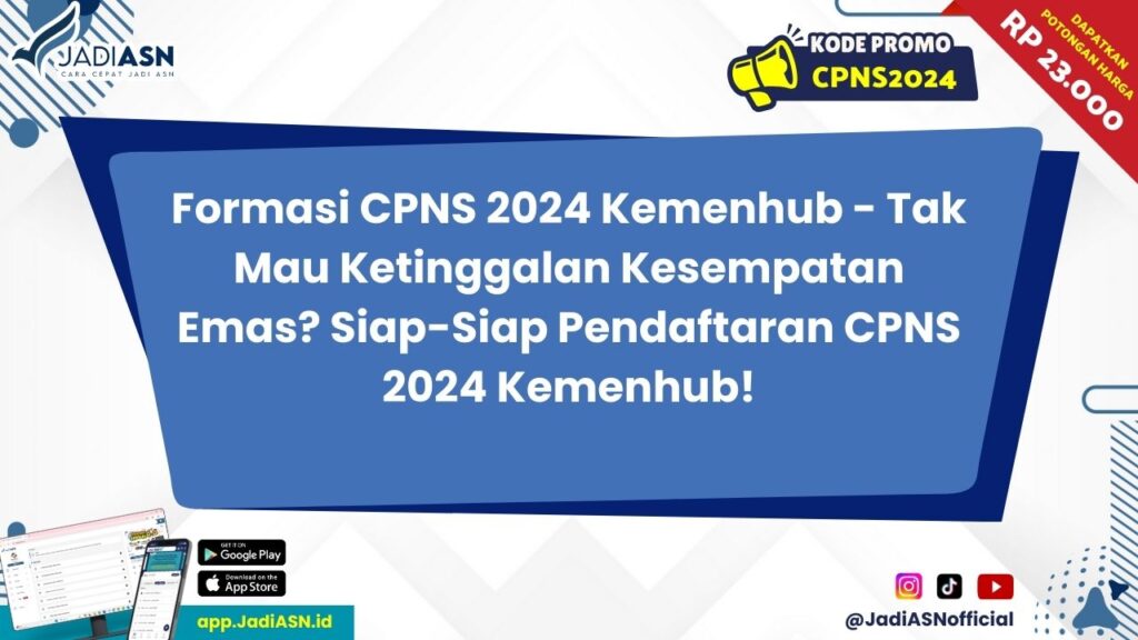 Formasi CPNS 2024 Kemenhub