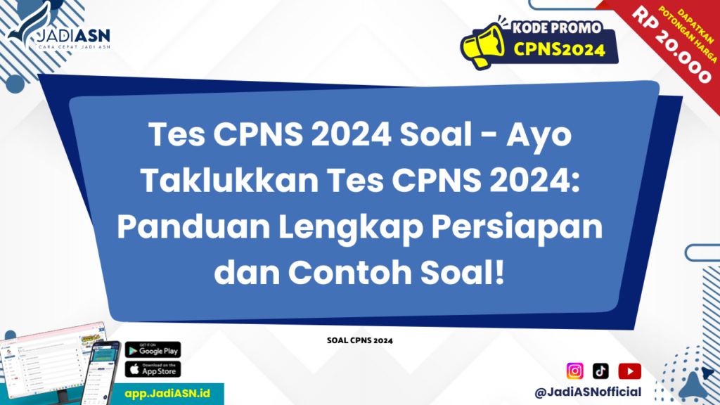 Tes CPNS 2024 Soal 