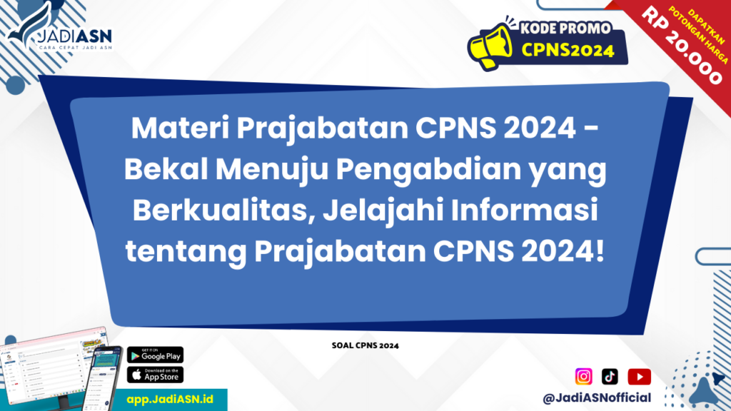 Materi Prajabatan CPNS 2024 