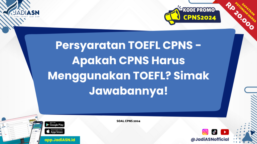 Persyaratan TOEFL CPNS 