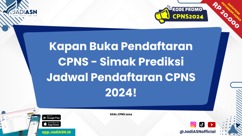 Kapan Buka Pendaftaran CPNS 