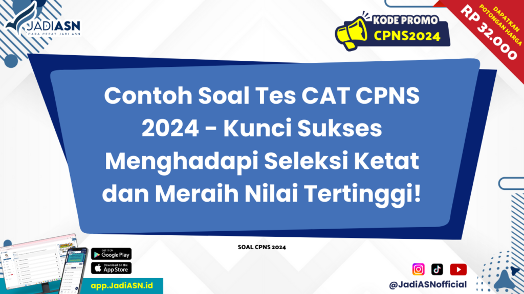 Contoh Soal Tes CAT CPNS 2024 