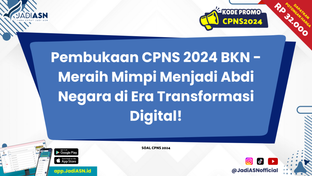 Pembukaan CPNS 2024 BKN 