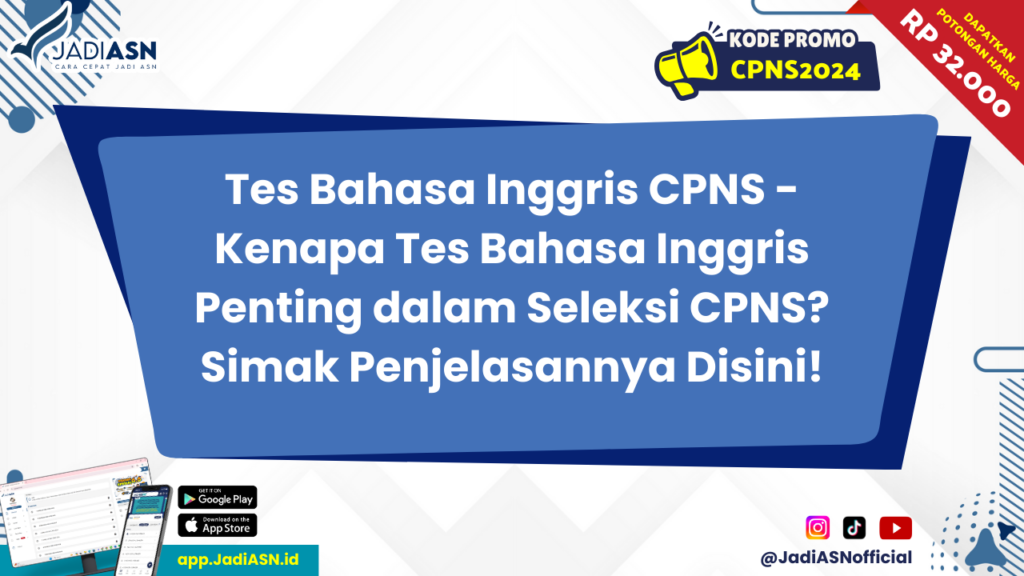 Tes Bahasa Inggris CPNS 