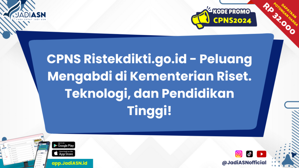 CPNS Ristekdikti.go.id 