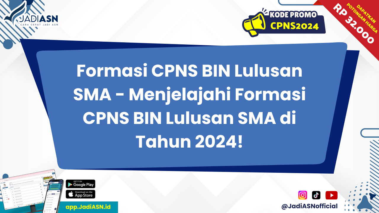 Formasi cpns bin lulusan sma menjelajahi formasi cpns bin