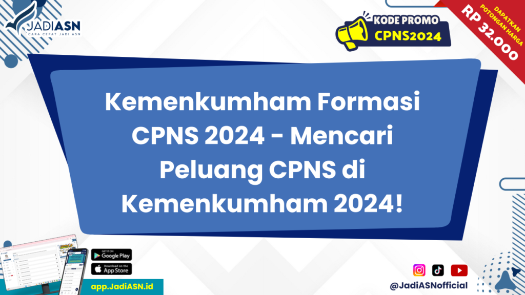 Kemenkumham Formasi CPNS 2024 